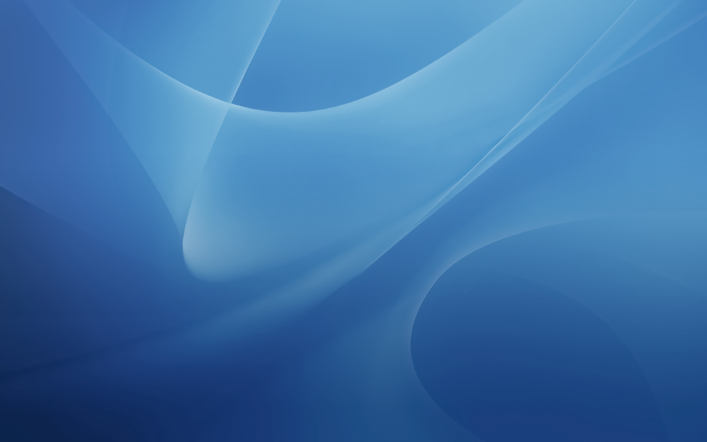 Mac OS X blue wallpaper