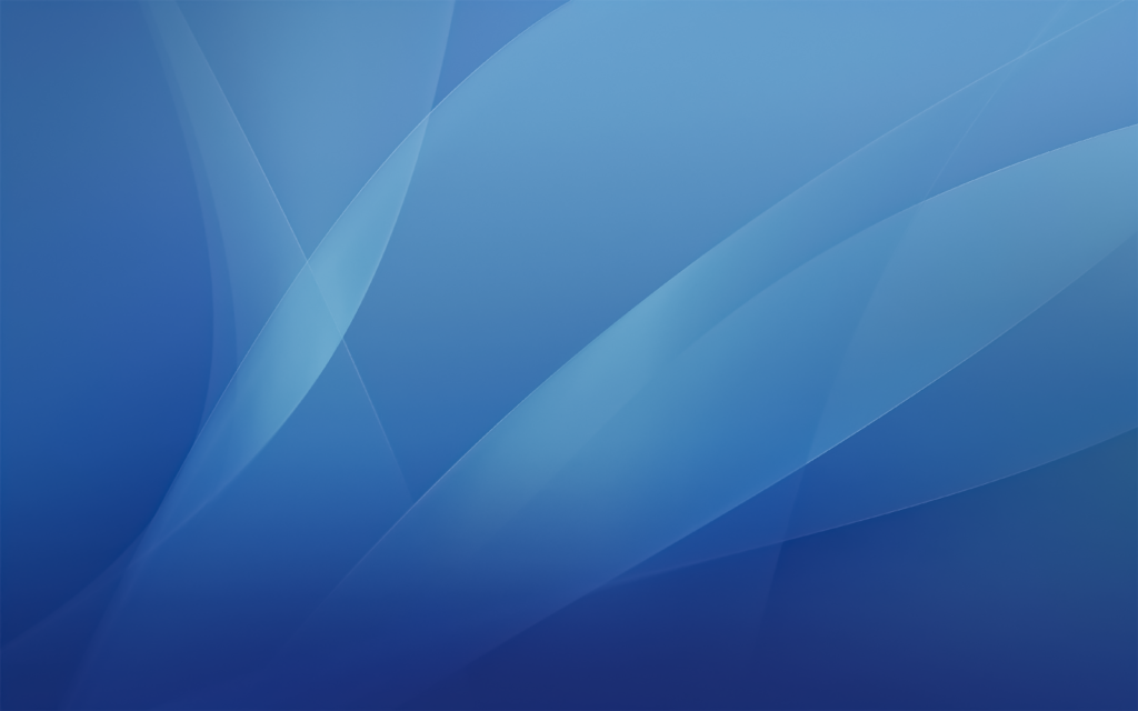 Mac OS X blue wallpaper