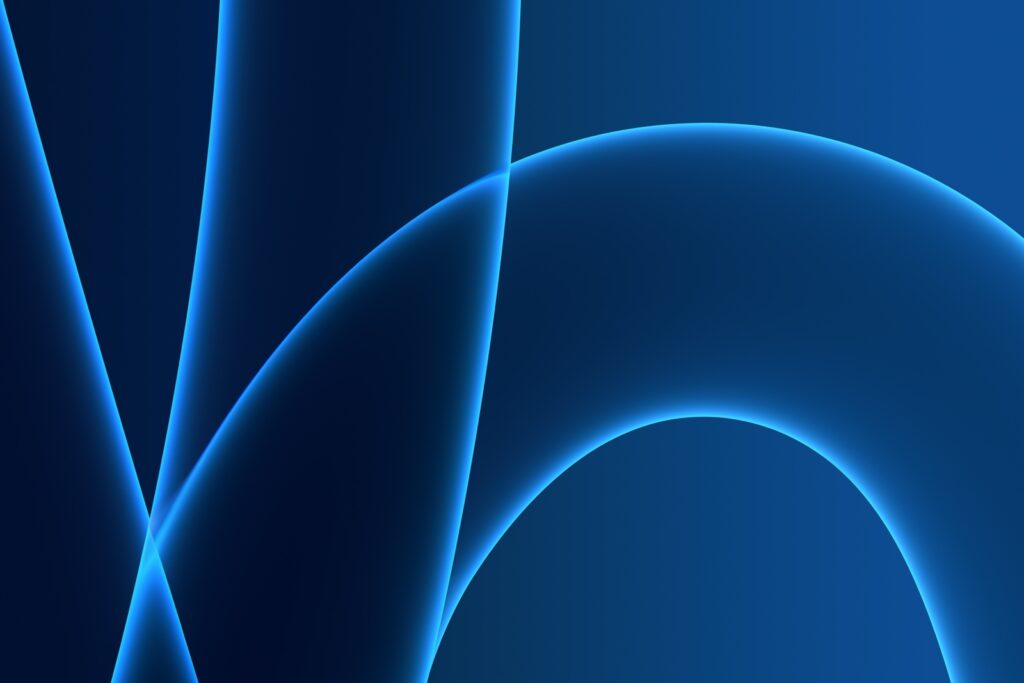 Mac OS X blue wallpaper